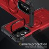 For Samsung Galaxy A04s Lens Holder MagSafe Phone Case(Red)