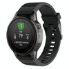 For Garmin Fenix5 (22mm) Silicone Watch Band(Black)
