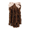 Princess Curly Ponytail Wig Costume Film And Television Retro Prom Comb Ponytail Curly Hair(Light Brown)