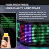 9.2x37.4cm16 x 64 LEDs Car Flexible Display Advertising Screen APP Bluetooth Smart Screen