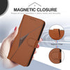 For Samsung Galaxy A26 5G Triangle Pattern Buckle Clasp Leather Phone Case(Brown)