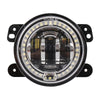 2 PCS DC12V-30V / 30W / 3A / 1440LM 12LEDs  4 inch Car LED Colorful Fog Light, Style: White Background (Yellow Light)