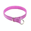 Reflective Nylon Dog Collar, Purple, Adjustable
