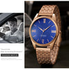YAZOLE 376 Men Fashion Business Steel Strap Band Quartz Wrist Watch (Black)