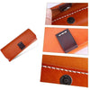 K064 Multifunctional Vegetable Tanned Leather Glasses Storage Box(Natural Color)