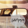 3sheets /Set Hello gorgeous Car Stickers Inverted Rear Mirror Glass Sticker