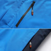 Men Winter Fleece Windproof Warm Jacket Outdoor Waterproof Breathable Mountaineering Clothing, Size: XXXL(Blue)