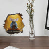 3D Cartoon Mouse Wall Stickers Home Kitchen Animal Decorative Decals, Model: CT70167G-T