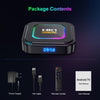 HK1 RBOX K8 8K Android 13.0 Smart TV Box with Remote Control, 4GB+64GB, RK3528 Quad-Core(UK Plug)