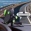 Car Dashboard Chuck Navigation Bracket Parking Number Plate(Black)