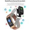K50 1.08 inch Silicone Band Earphone Detachable IP67 Waterproof Smart Watch Support Bluetooth Call(Black Silver)