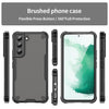 For Samsung Galaxy S22 5G Armor Glaze PC Hybrid TPU Phone Case(Black)