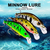 PROBEROS DW577 8003 Hook 5.3cm 4.6g Sinking Minnow Lure Long Casting Bionic Plastic Hard Bait Fishing Tackle(Color C)