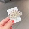 Rhinestone Fashion Hair Clips Women Bangs Headwear, Styles: 316 Purple Pink Diamond