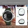SANDA 763 Men Waterproof Student Watch Explosive Fashion Multi Functional Night light Outdoor Sports Personality Electronic Wrist Watch(Green)