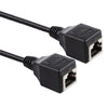 RJ45 Female to Female Ethernet LAN Network Extension Cable Cord, Cable Length: 30cm