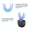 Vwhite 3 Cleaning Modes Silicone Electric Automatic Beauty Tooth Instrument(Black)
