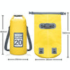 Outdoor Waterproof Dry Dual Shoulder Strap Bag Dry Sack, Capacity: 20L (Blue)