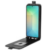 For Samsung Galaxy S25 5G R64 Texture Vertical Flip Leather Phone Case(Black)