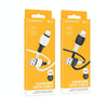 Borofone BX84 1m 2.4A USB to 8 Pin Rise Charging Data Cable(Black)
