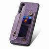 For Samsung Galaxy S25+ 5G Retro Leather Zipper Wallet Back Phone Case(Purple)