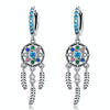 S925 Sterling Silver Retro Long Tassel Earrings