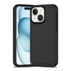 For iPhone 15 Plus Shockproof MagSafe Armor PC Hybrid TPU Phone Case(Black)
