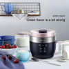 Bear SNJ-C10T1 Fully Automatic Ceramic Yogurt Cup Rice Wine Cheese Machine Yogurt Machine, Glass Liner + Split Cup(CN Plug)