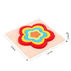 DIY Creative 3D Wooden Puzzle Geometry Shape Puzzle Children Educational Toys(Quadrilateral)