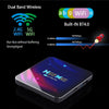H96 Max V11 4K Smart TV BOX Android 11.0 Media Player with Remote Control, RK3318 Quad-Core 64bit Cortex-A53, RAM: 4GB, ROM: 64GB, Support Dual Band WiFi, Bluetooth, Ethernet, US Plug