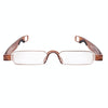 Portable Folding 360 Degree Rotation Presbyopic Reading Glasses with Pen Hanging, +1.50D(Testudinarious)