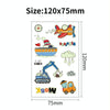 20 PCS Waterproof Children Luminous Cartoon Transport Car Tattoo Sticker(Ei-275)