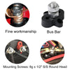Single Heavy-Duty Terminal Studs Black  M10 Bus Bar for Car / RV / Boat