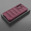 For Samsung Galaxy A56 5G Magic Shield TPU + Flannel Phone Case(Wine Red)