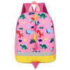 Backpack Cute Cartoon Dinosaur School Bags for Children(Pink)