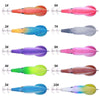 HENGJIA SJ042 Squid Steel Filament Shrimp Bionic Bait Sea Fishing Lures, Size: 9.5cm 6g(Yellow Green)