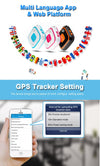 REACHFAR V28 Necklace Style GSM Mini LBS WiFi AGPS Tracker SOS Communicator(Blue)
