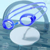 HAIZID Adult Competition Training Transparent Myopia Swimming Goggles, Color: 580 Blue 450 Degrees