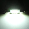 2 PCS 31mm DC12V / 2.5W / 6000K / 170LM 6LEDs SMD-3030 Car Reading Lamp Dome Light