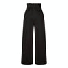 Women Suit Trousers Casual Versatile Wide Leg Trousers Temperament Commuter Pants, Size: XL(Black)