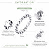 Star Shape Women 925 Sterling Silver Jewelry, Ring Size:7
