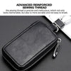 Car Remote Control Universal Visible Zipper Key Case(Royal Blue)