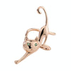 Cute Cats Earrings Ladies No Ear Hole Eared Bone Clip(Gold Model 2)