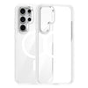For Samsung Galaxy S25 Ultra 5G MagSafe Anti-fingerprint Highly Transparent PC Phone Case(White)