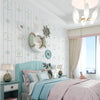 0.53 x 3m 3D Stars Moon Self-Adhesive Wallpaper Mediterranean Children Wall Sticker(2501 Beige)