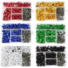 177 PCS/ Box Motorcycle Modification Accessories Windshield Cover Set Screw(Blue)