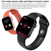 T500+MAX 1.69 inch HD Screen Smart Wristband, Support Bluetooth Calling/Heart Rate Monitoring (Yellow)