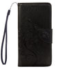 For Asus ZenFone 3 / ZE552KL Pressed Flowers Pattern Leather Case with Holder & Card Slots & Wallet(Black)