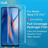 For Xiaomi Redmi Note 11E Pro 5G / Note 11 Pro 4G / 5G / Note 11 Pro+ 5G 2 PCS IMAK Curved Full Screen Hydrogel Film Front Protector