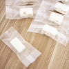 200pcs /Pack 4x9.5cm Machine Sealed Translucent Frosted Nougat Packaging Bag